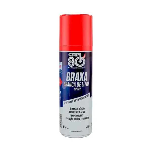 Graxa Branca de Lítio Spray Car80 300ml
