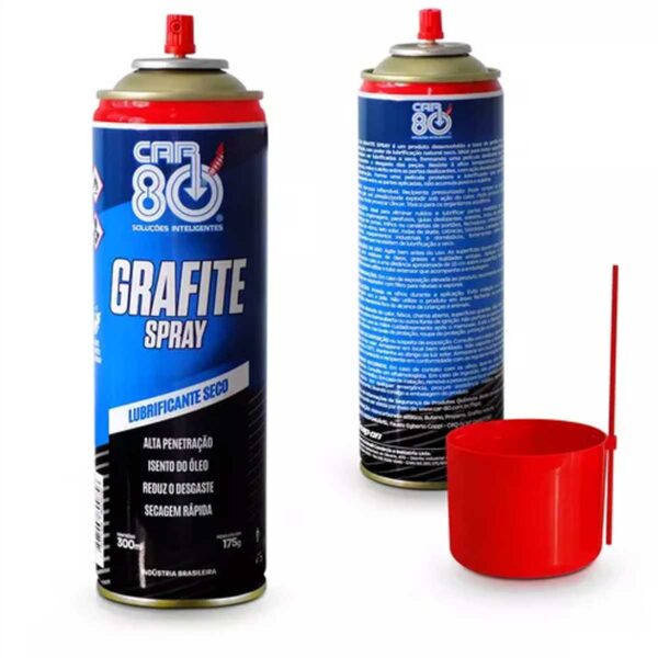 Grafite Spray Lubrificante a Seco Car80 300ml - Imagem 3