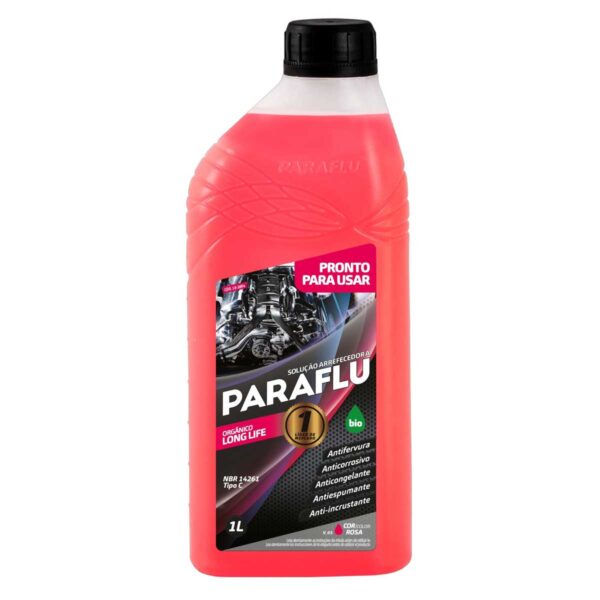 Aditivo Radiador Pronto Uso Orgânico Rosa Paraflu 1 Litro 10-3004