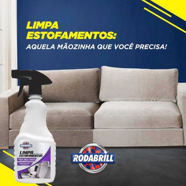 Limpa Estofamentos com Gatilho Rodabrill 500ml - Imagem 5