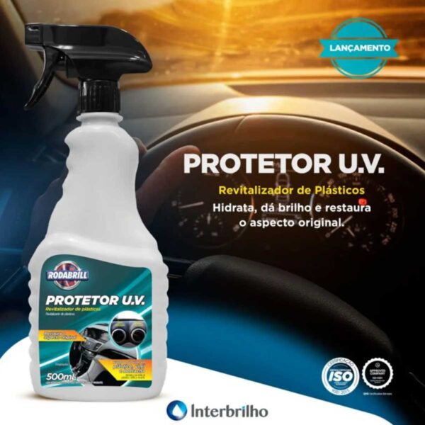 Revitalizador de Plástico Protetor U.V. Rodabrill 500ml - Imagem 5