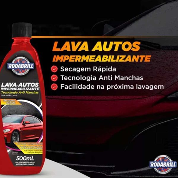 Lava Autos Impermeabilizante Técnologia Anti-Manchas Rodabrill 500ml - Image 5