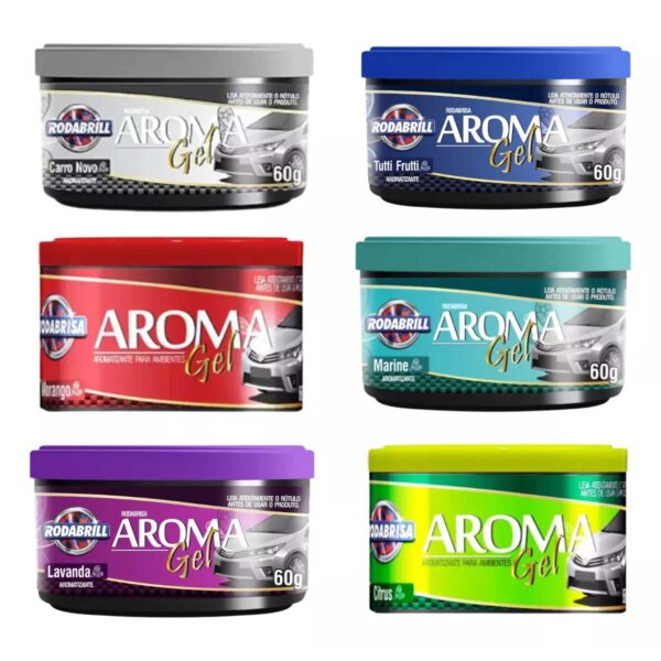 Aroma Gel Lavanda 60g - Rodabrill - Imagem 5