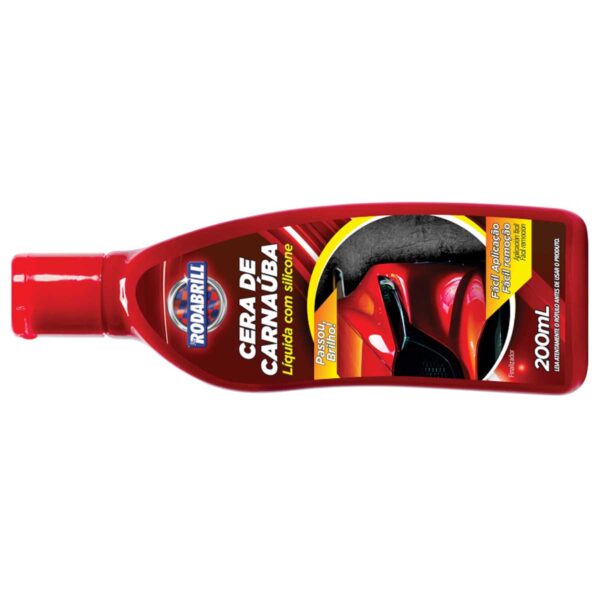 Cera de Carnaúba Líquida com Silicone Rodabrill 200ml - Imagem 4