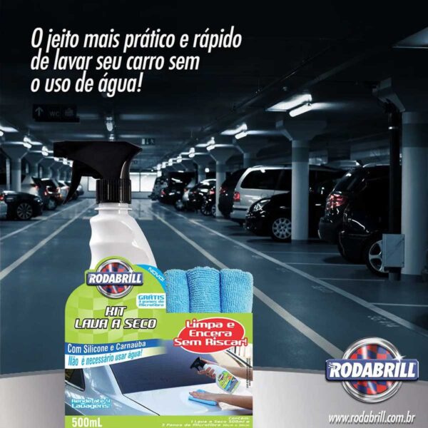 Kit Lava A Seco com Silicone e Carnaúba Rodabrill - Image 5