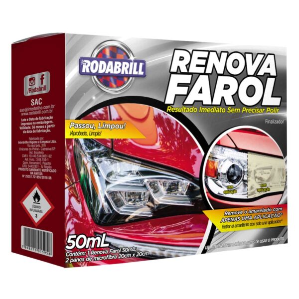 Renovador de Farol Rodabrill 50ml - Imagem 4