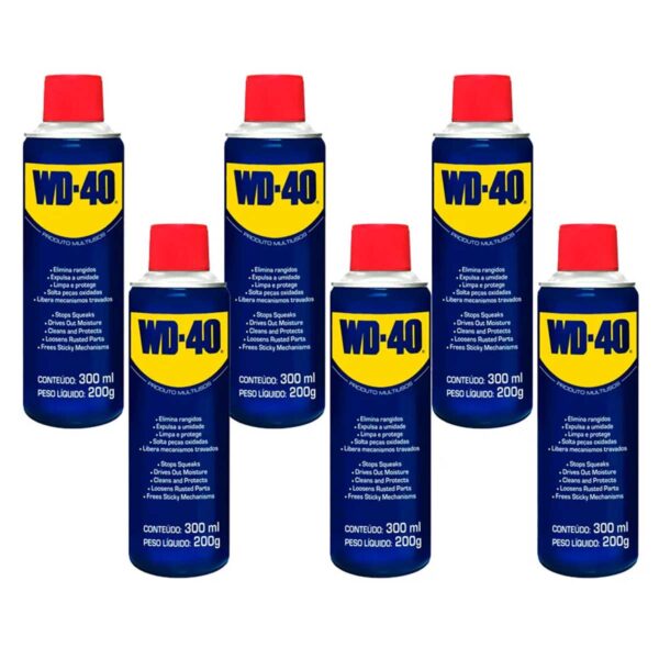 Desengripante WD-40 Original 300ml Caixa 6 Unidades