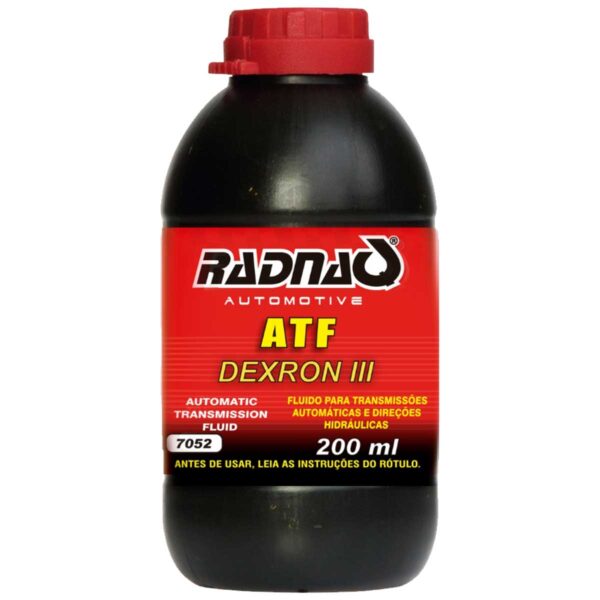 Fluido Hidráulico Atf Dexron III Radnaq 200ml RQ7052