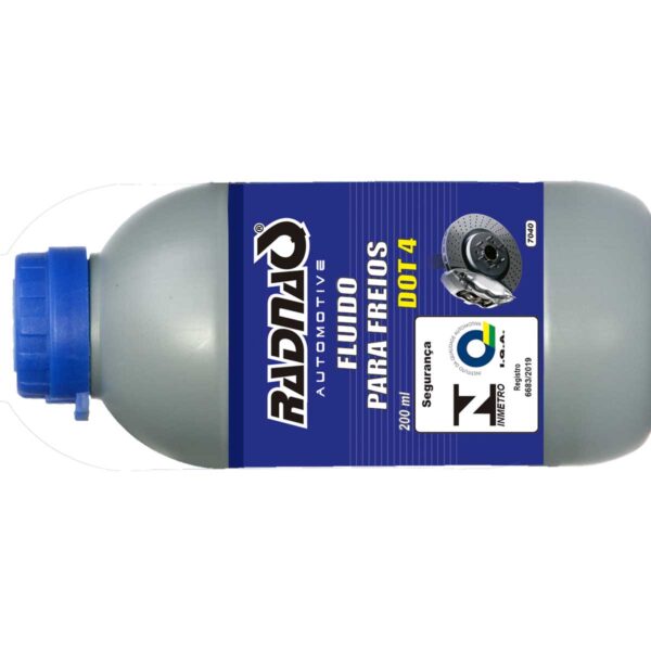 Fluido para Freio Dot 4 Radnaq 200ml RQ7040A - Imagem 2