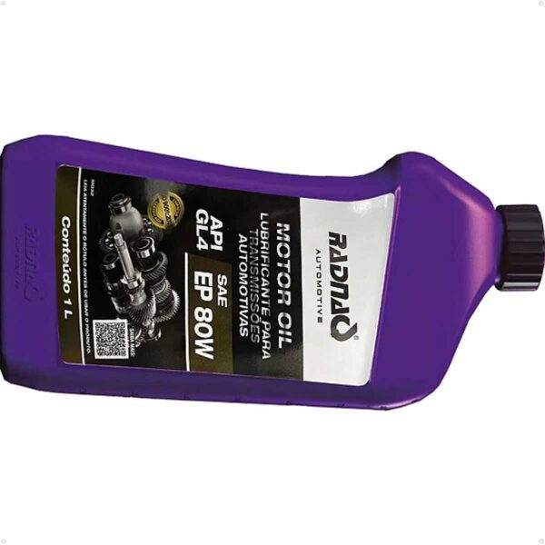 Óleo para Transmissão 80w GL4 Radnaq 1L - Image 2