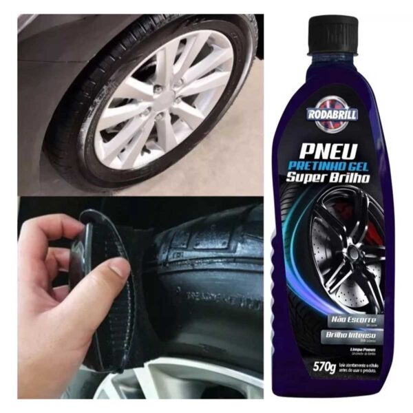 Pneu Pretinho Gel Super Brilho Rodabrill 570g - Image 5