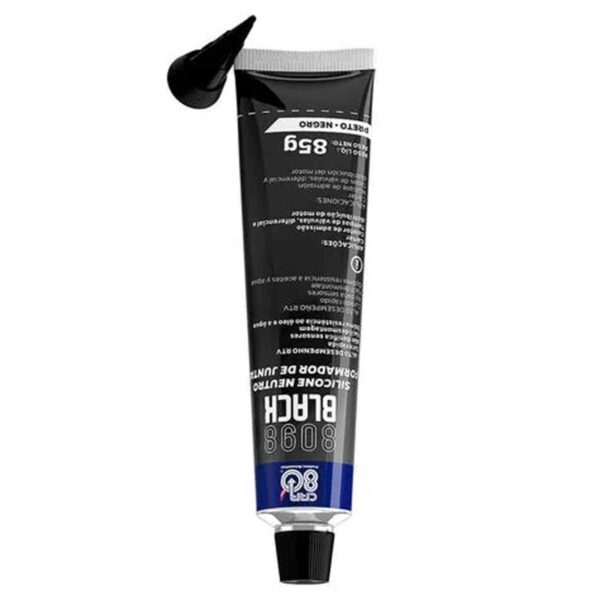 Silicone Neutro Formador de Juntas Black 8098 85g Car80 - Image 3