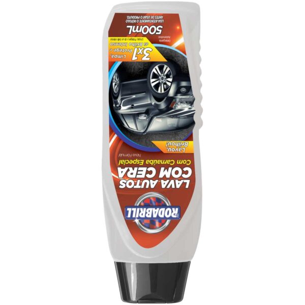 Lava Autos com Cera de Carnaúba Rodabrill 500ml - Imagem 3