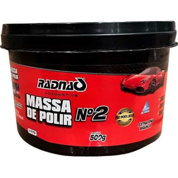 Massa de Polir Nº 2 Radnaq 500g RQ1170