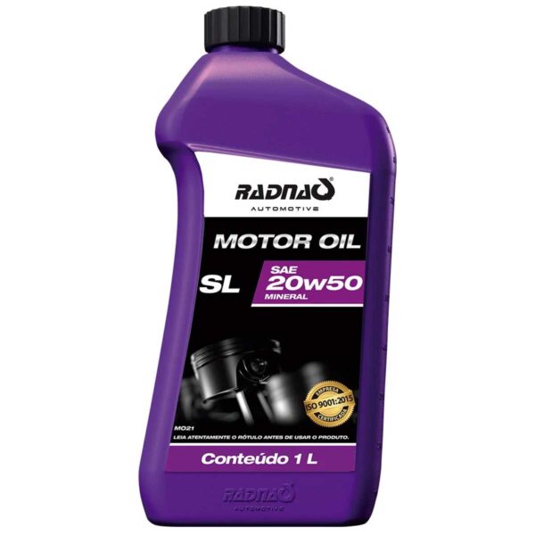 Óleo para Motor 20w50 Mineral Radnaq 1L