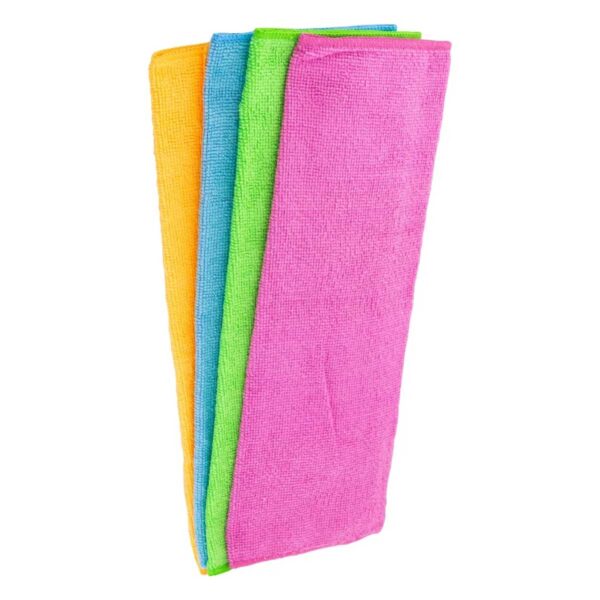Panos de Microfibra 4 Unidades 35cm X 35cm Rodabrill - Imagem 2