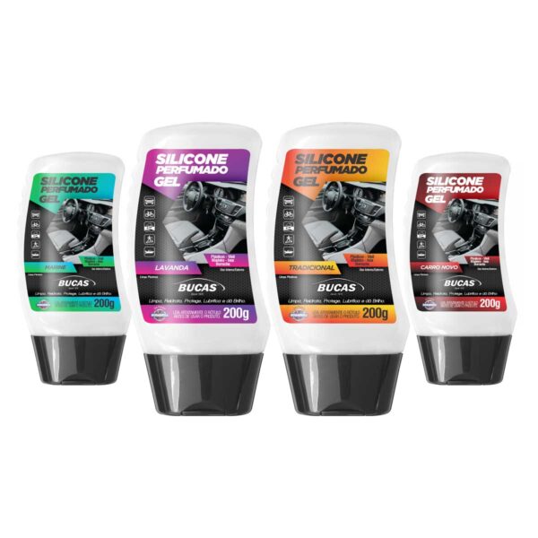 Silicone Perfumado Gel Tradicional Bucas 200g - Imagem 5