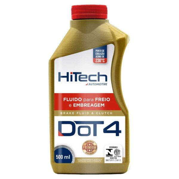 Fluido para Freio e Embreagem Dot 4 Hi-Tech 500ml