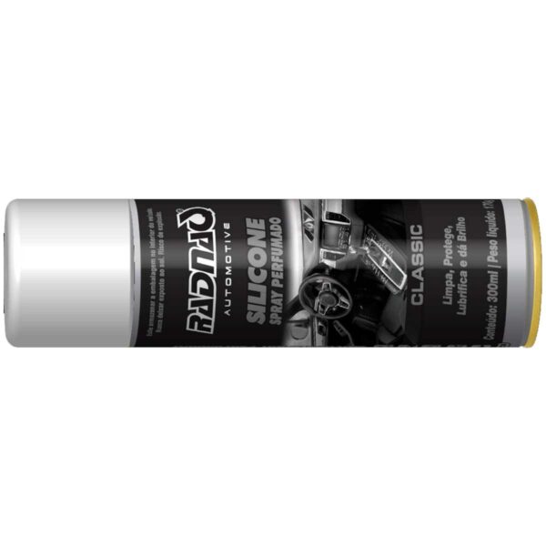 Silicone Aerossol Perfumado Classic Radnaq 300ml RQ6234 - Imagem 2