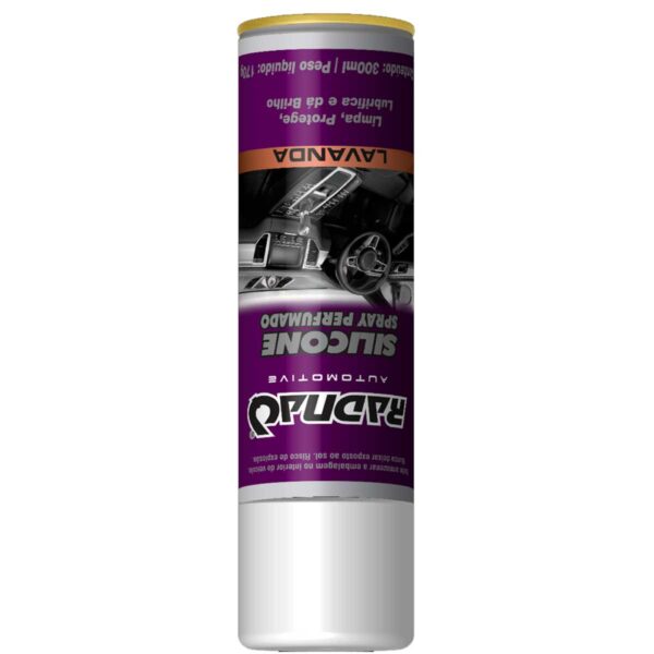 Silicone Aerossol Perfumado Lavanda Radnaq 300ml RQ6231 - Imagem 4
