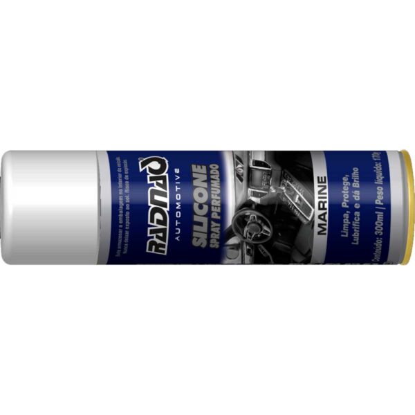 Silicone Aerossol Perfumado Marine Radnaq 300ml RQ6232 - Imagem 2