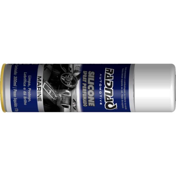 Silicone Aerossol Perfumado Marine Radnaq 300ml RQ6232 - Imagem 4