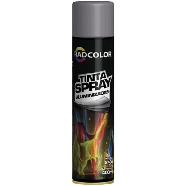 Tinta Spray Opalecente Alumínio Roda Radcolor 400ml RC2121