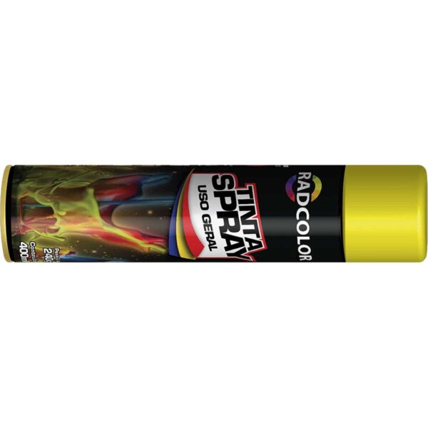 Tinta Spray Amarelo Uso Geral Radcolor 400ml RC2110 - Image 4