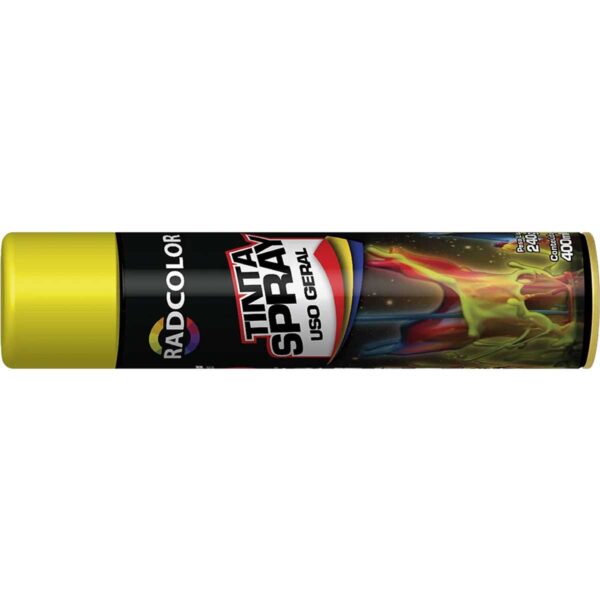 Tinta Spray Amarelo Uso Geral Radcolor 400ml RC2110 - Image 2