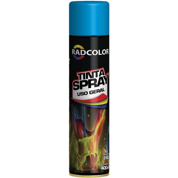 Tinta Spray Azul Claro Uso Radcolor 4000ml RC2129