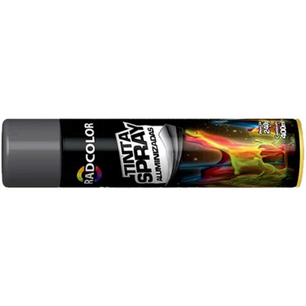 Tinta Spray Grafite Metalico Uso Geral Radcolor 400ml RC2106 - Image 2
