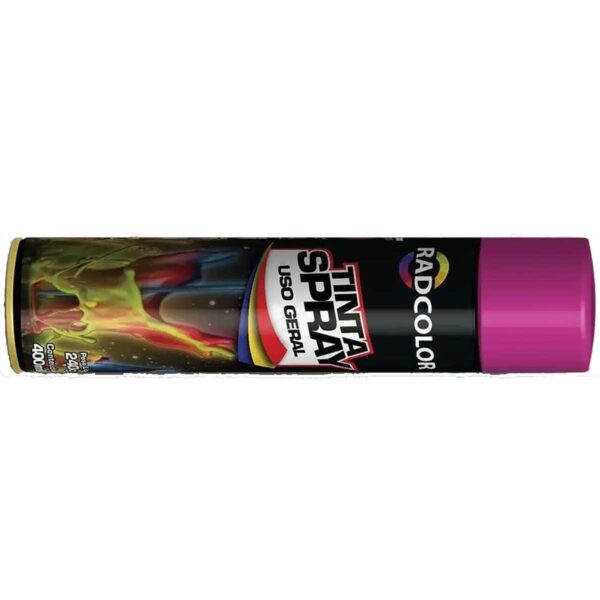 Tinta Spray Rosa Acrilica Uso Geral Radcolor 400ml RC2143 - Image 2