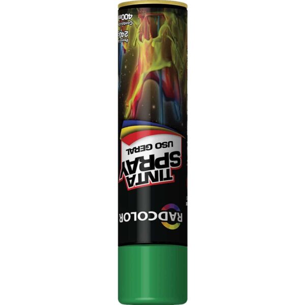Tinta Spray Verde Uso Geral Radnaq 400ml RC2111 - Image 3