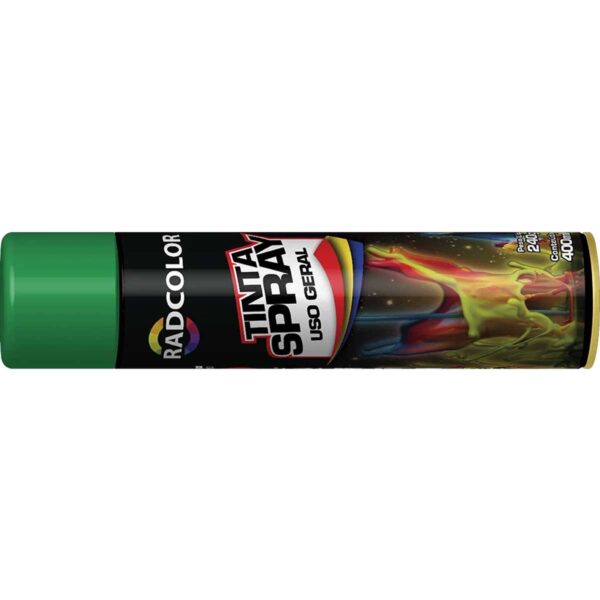 Tinta Spray Verde Uso Geral Radnaq 400ml RC2111 - Image 2