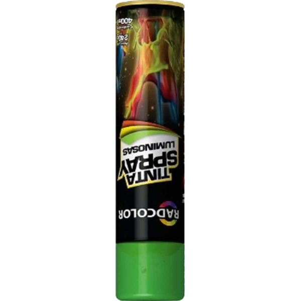 Tinta Spray Verde Luminoso Uso Geral Radnaq 400ml RC2204 - Image 3