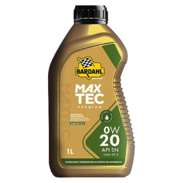Óleo para Motor 0w20 Sintético Bardahl 1 Litro