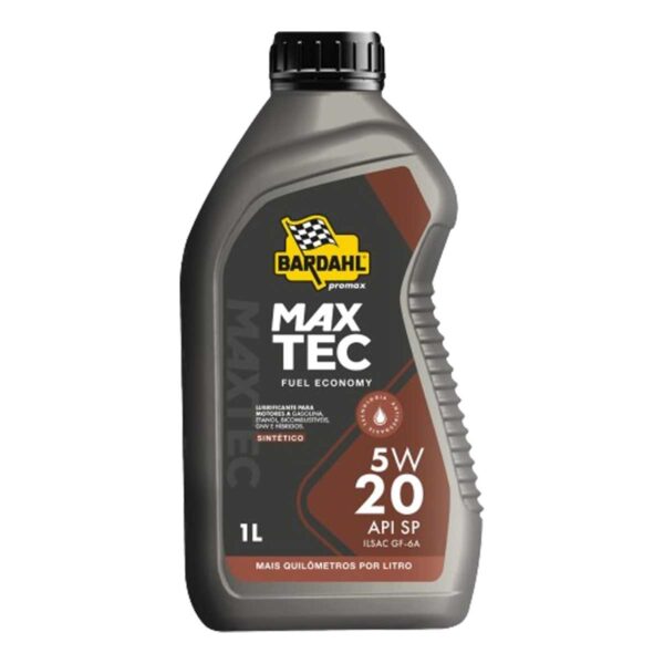 Óleo para Motor 5W20 Sintético Bardahl 1 Litro