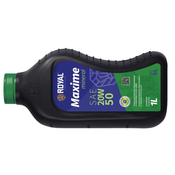 Óleo De Motor Maxime Mineral 20w50 SL Royal 1 Litro - Imagem 3