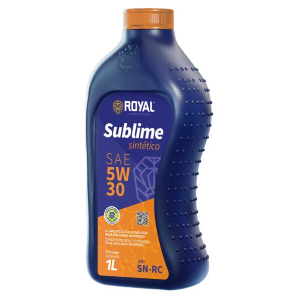Óleo de Motor Sublime Sintético 5w30 SN Royal 1 Litro