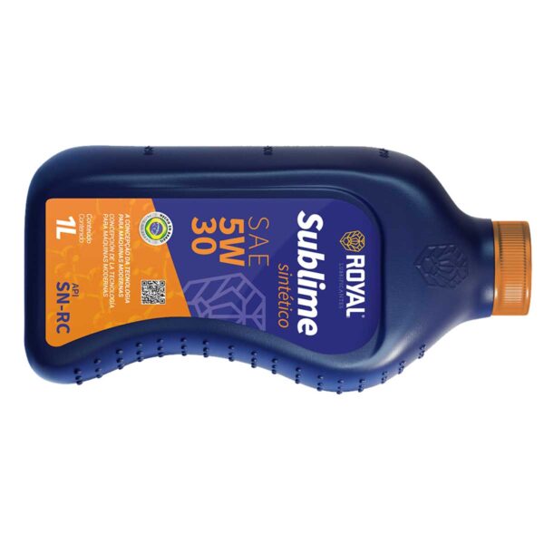 Óleo de Motor Sublime Sintético 5w30 SN Royal 1 Litro - Imagem 3