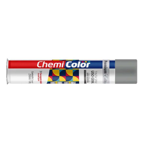 Tinta Spray Alumínio Roda Uso Geral Chemicolor 250ml - Image 2