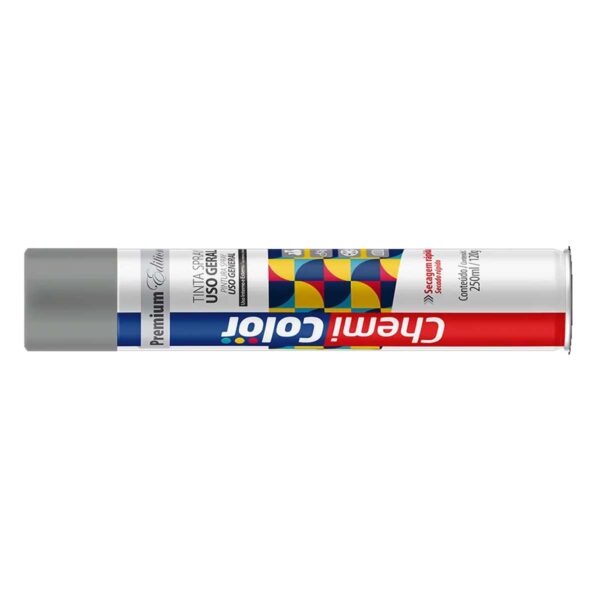 Tinta Spray Alumínio Roda Uso Geral Chemicolor 250ml - Image 4