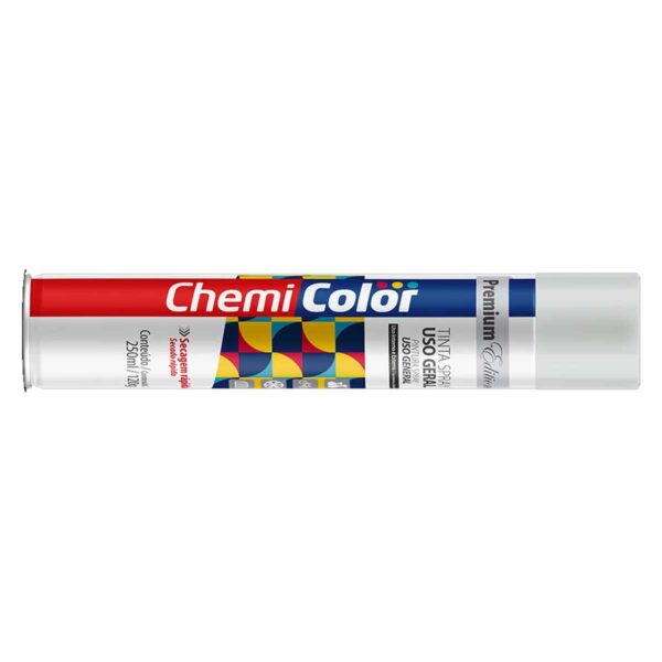 Tinta Spray Branco Brilhante Chemicolor 250ml - Image 4