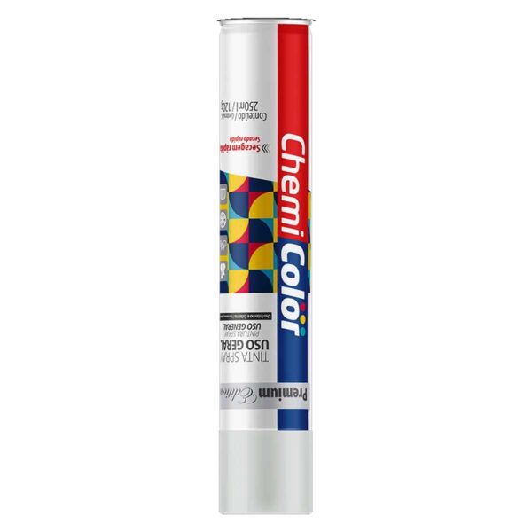 Tinta Spray Branco Brilhante Chemicolor 250ml - Image 3