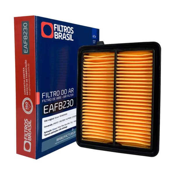 Filtro de Ar do Motor Nissan Kicks e Versa 1.6 2016 em Diante EAFB230 - Image 2