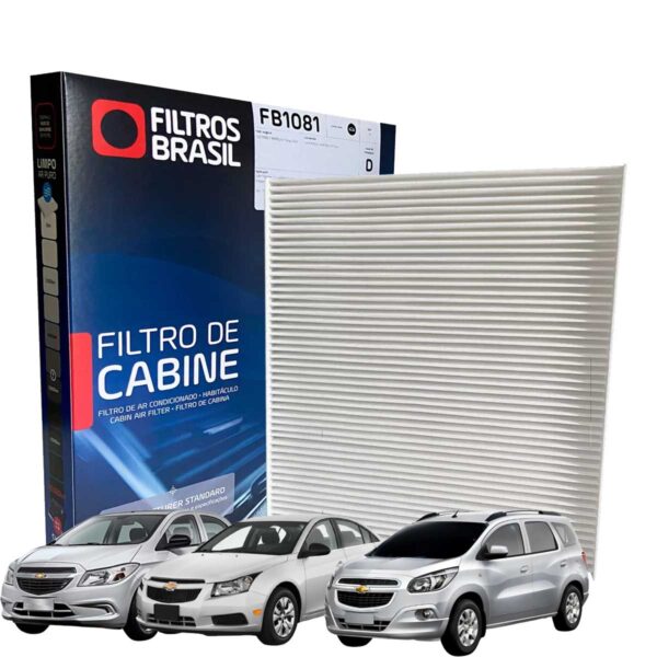 Filtro de Ar Condicionado GM Onix/ Cruze/ Tracker/ Cobalt/ Sonic/ Spin 2012 em Diante FB1081