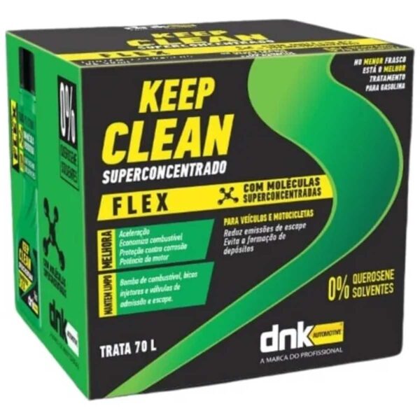 Aditivo Dnk Keep Clean Para Combustível Motores Flex 50ml - Imagem 3