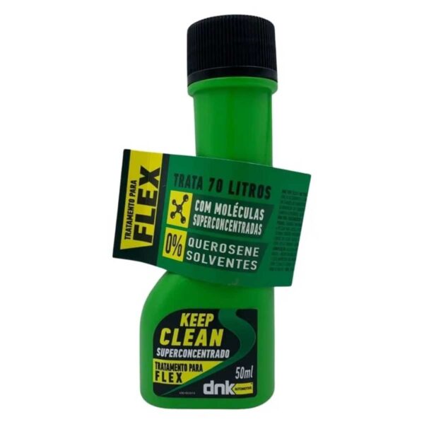 Aditivo Dnk Keep Clean Para Combustível Motores Flex 50ml - Imagem 5
