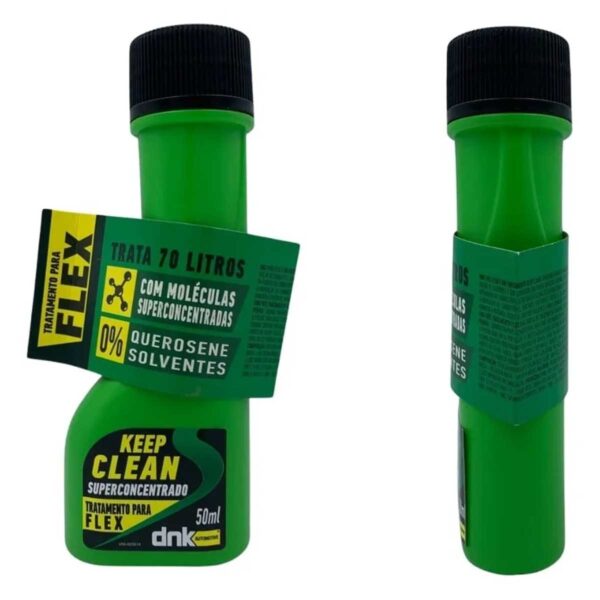 Aditivo Dnk Keep Clean Para Combustível Motores Flex 50ml - Imagem 8