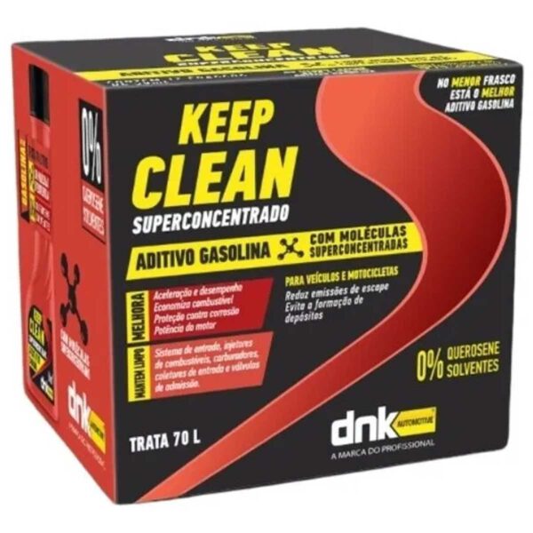Aditivo Dnk Keep Clean Para Combustível Motores Gasolina 50ml - Imagem 3